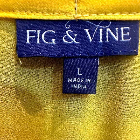 NWOT - Fig & Vine Full Length Sheer Beach Cover-Up/Caftan - Size Large - Picture 8 of 8